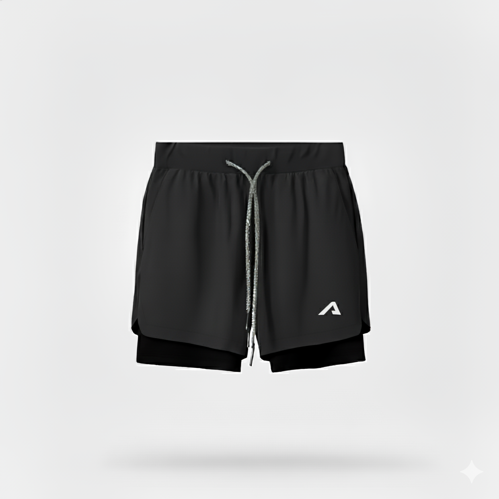 SHORTS DRY-FIT 2 EM 1 DE COMPRESSÃO ALPHA PROFIT