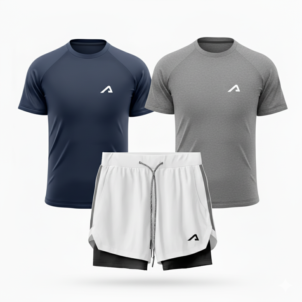 Kit 2 Camisas + Short Alpha Profit