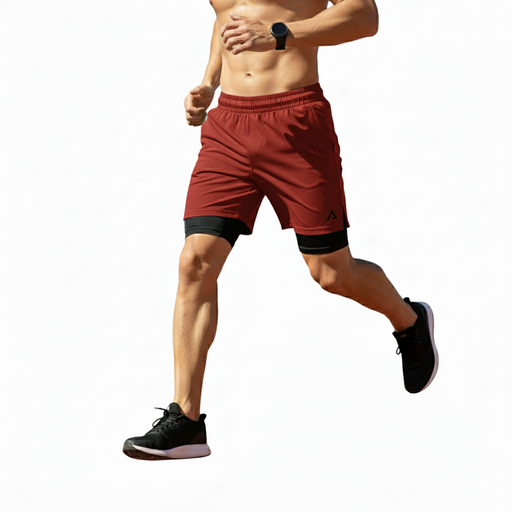 SHORTS DRY-FIT 2 EM 1 DE COMPRESSÃO ALPHA PROFIT