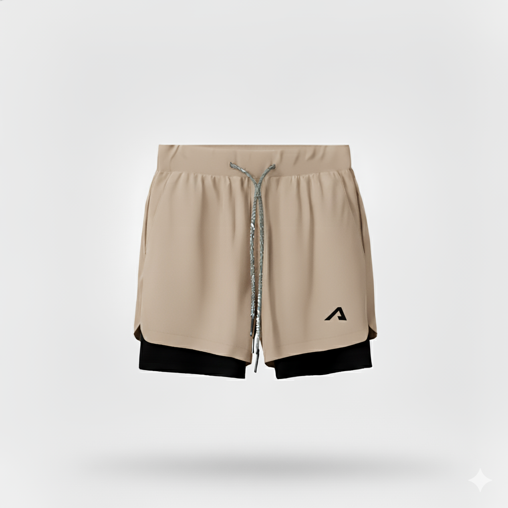 SHORTS DRY-FIT 2 EM 1 DE COMPRESSÃO ALPHA PROFIT