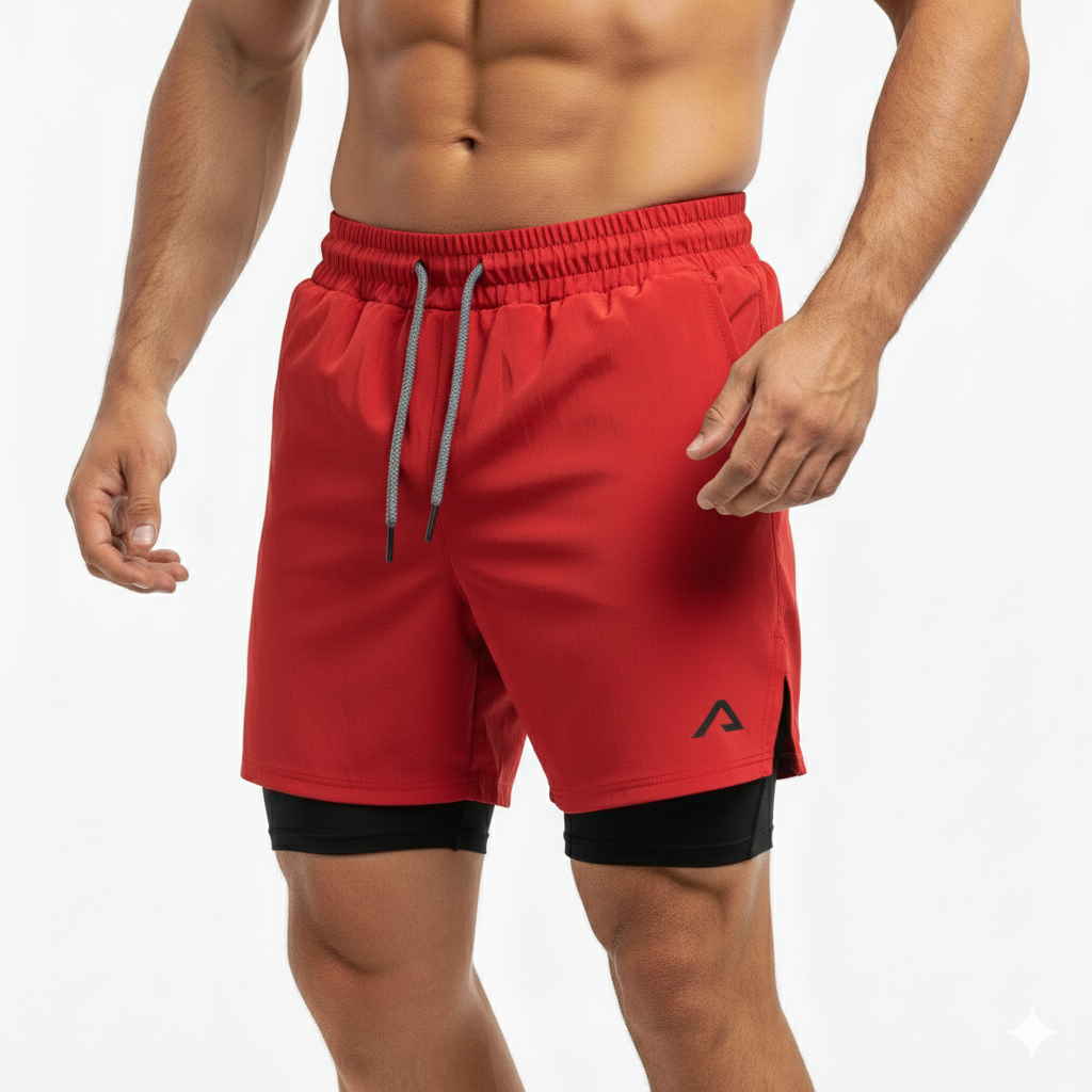 SHORTS DRY-FIT 2 EM 1 DE COMPRESSÃO ALPHA PROFIT