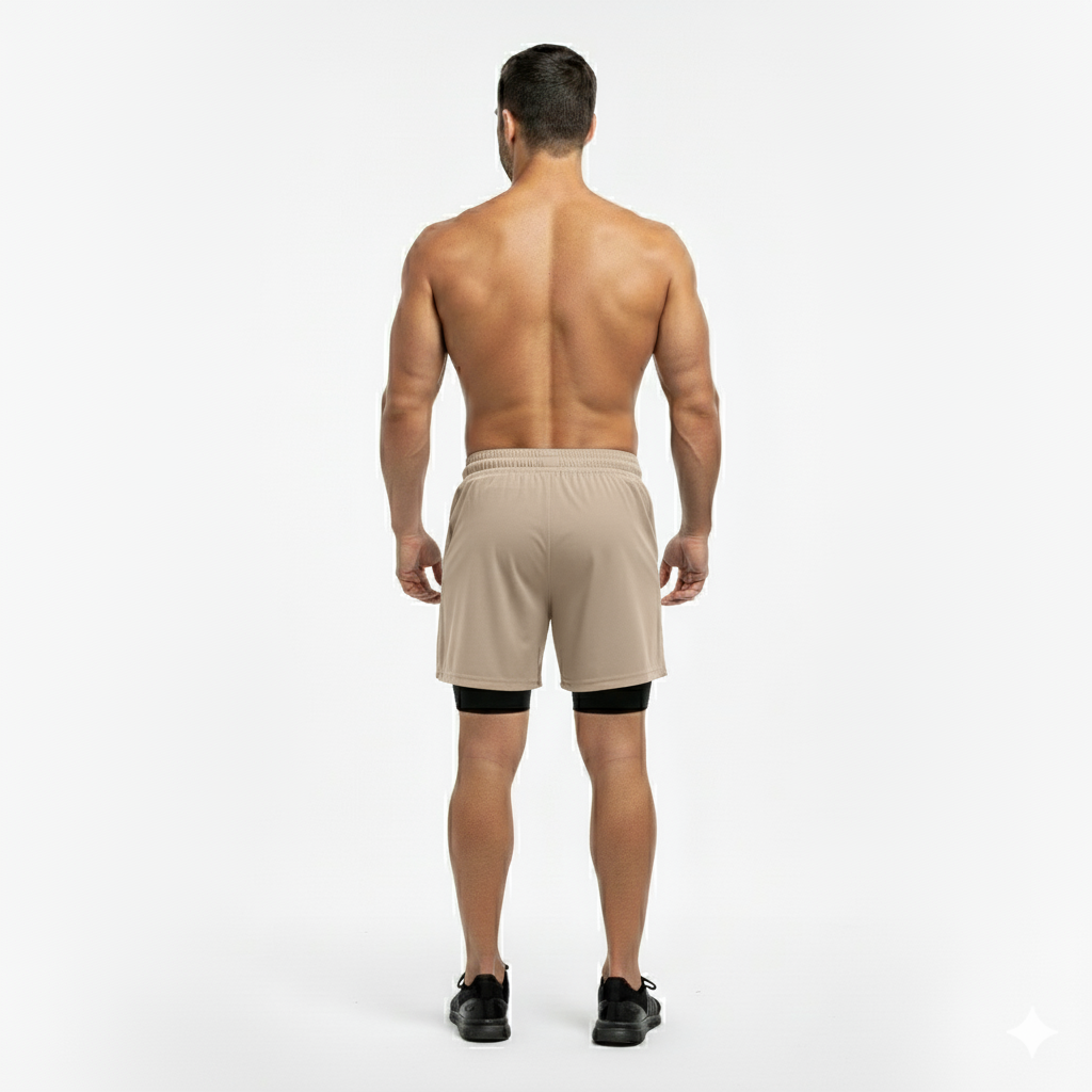 SHORTS DRY-FIT 2 EM 1 DE COMPRESSÃO ALPHA PROFIT