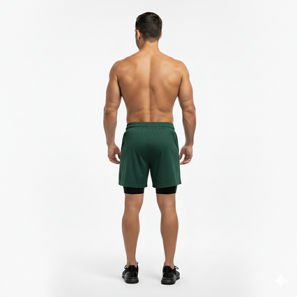 SHORTS DRY-FIT 2 EM 1 DE COMPRESSÃO ALPHA PROFIT