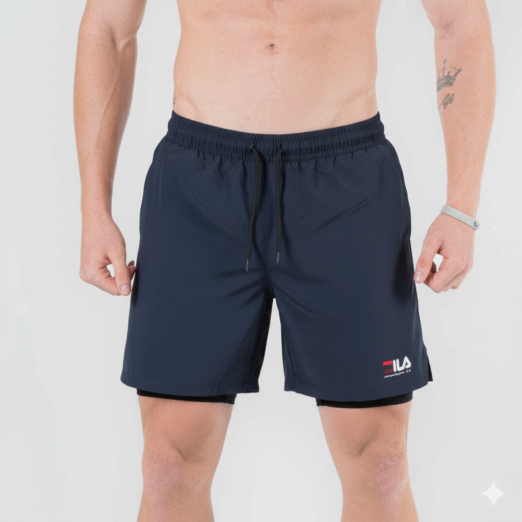 Bermuda Academia Masculina Fila ProFit