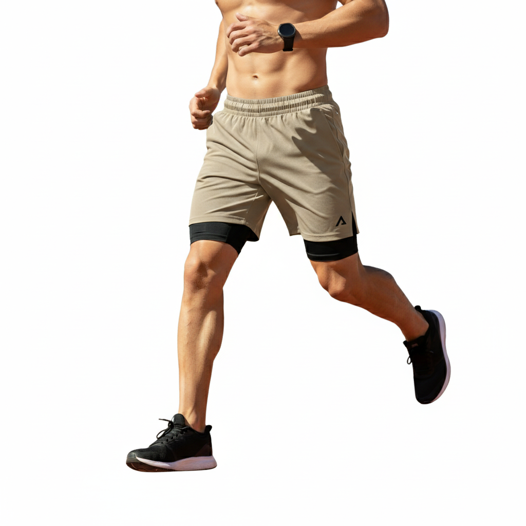 SHORTS DRY-FIT 2 EM 1 DE COMPRESSÃO ALPHA PROFIT