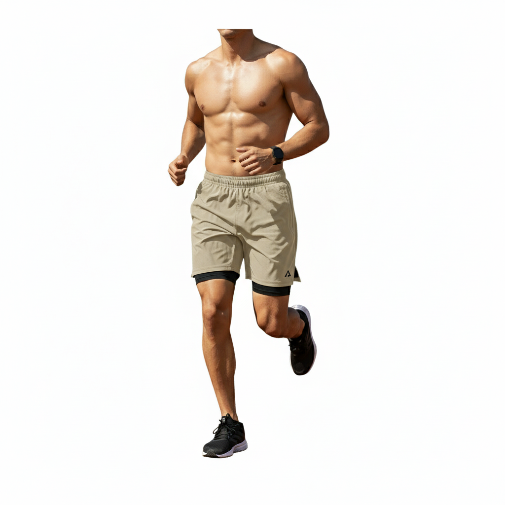 SHORTS DRY-FIT 2 EM 1 DE COMPRESSÃO ALPHA PROFIT