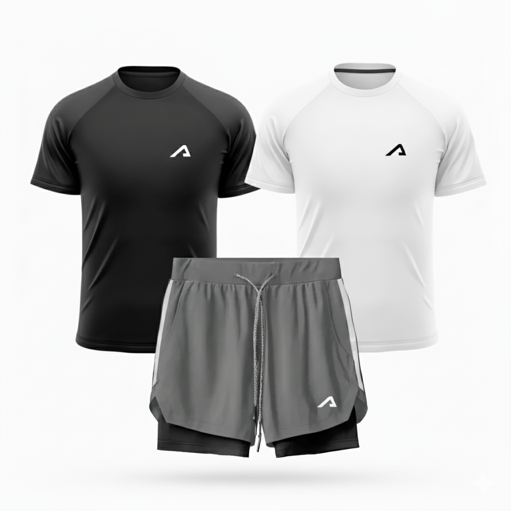 Kit 2 Camisas + Short Alpha Profit