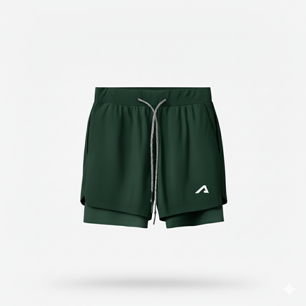 SHORTS DRY-FIT 2 EM 1 DE COMPRESSÃO ALPHA PROFIT