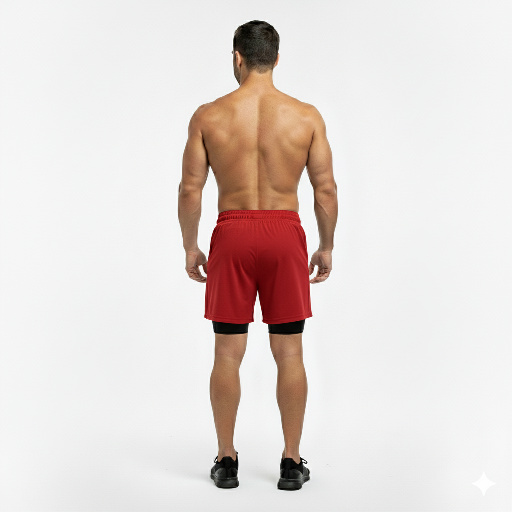 SHORTS DRY-FIT 2 EM 1 DE COMPRESSÃO ALPHA PROFIT