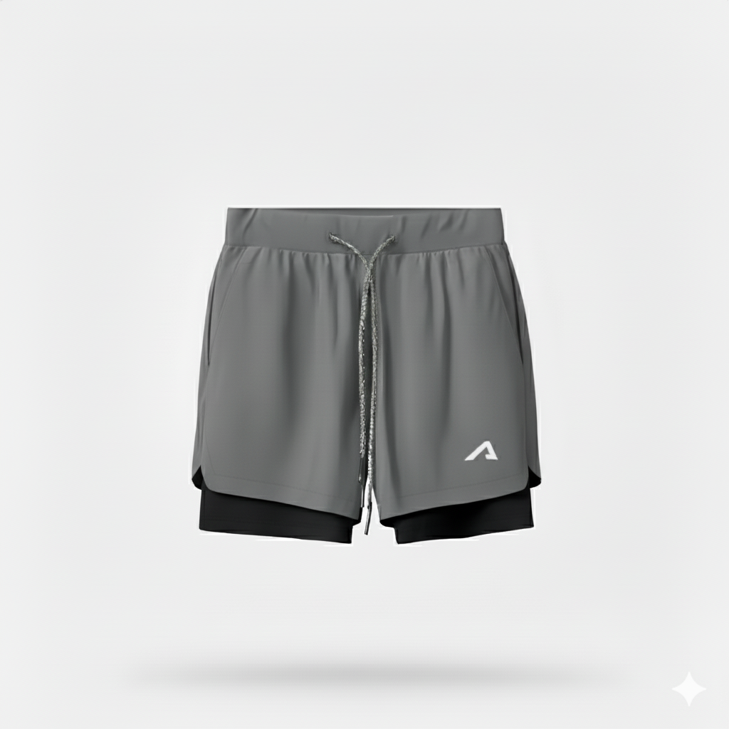 SHORTS DRY-FIT 2 EM 1 DE COMPRESSÃO ALPHA PROFIT