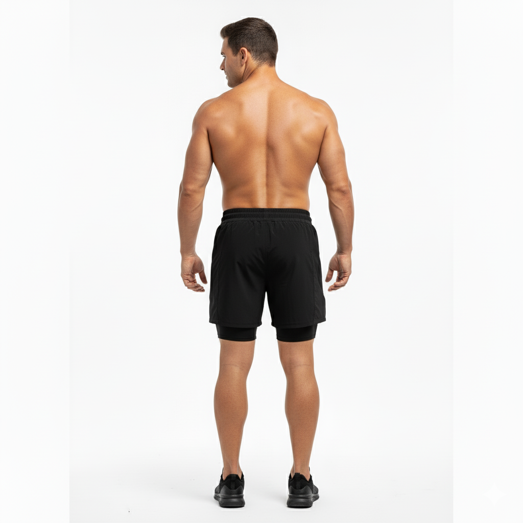 SHORTS DRY-FIT 2 EM 1 DE COMPRESSÃO ALPHA PROFIT