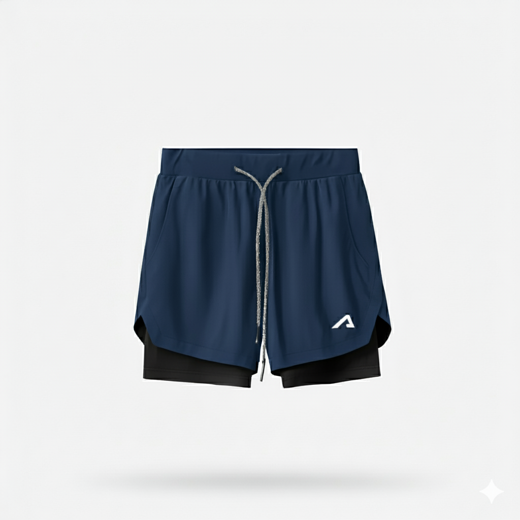 SHORTS DRY-FIT 2 EM 1 DE COMPRESSÃO ALPHA PROFIT