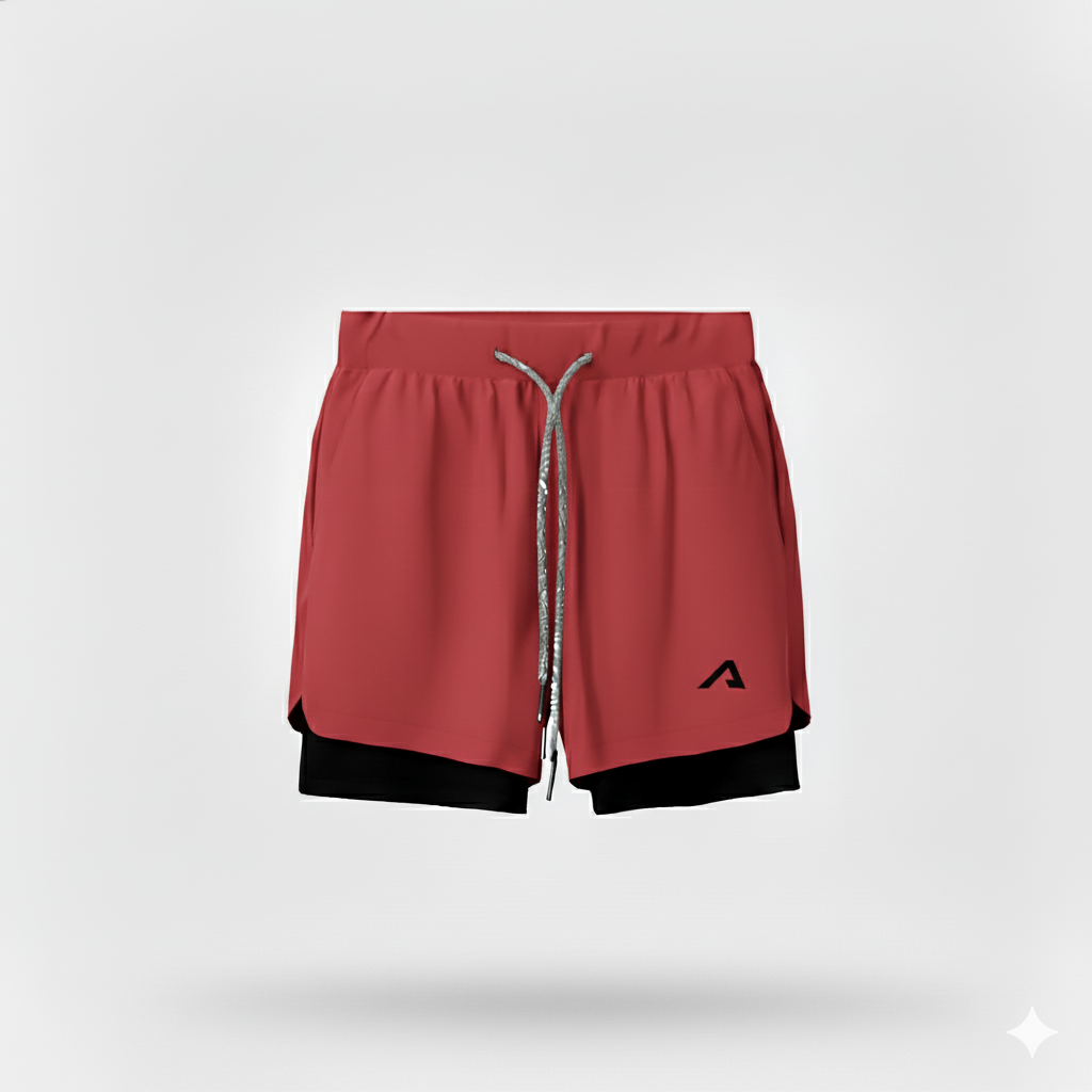 SHORTS DRY-FIT 2 EM 1 DE COMPRESSÃO ALPHA PROFIT