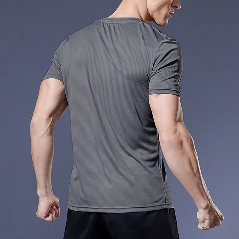 Camiseta de Compressão Para Treino RUN DRY-FIT Camisa Academia, Fitness, Musculação